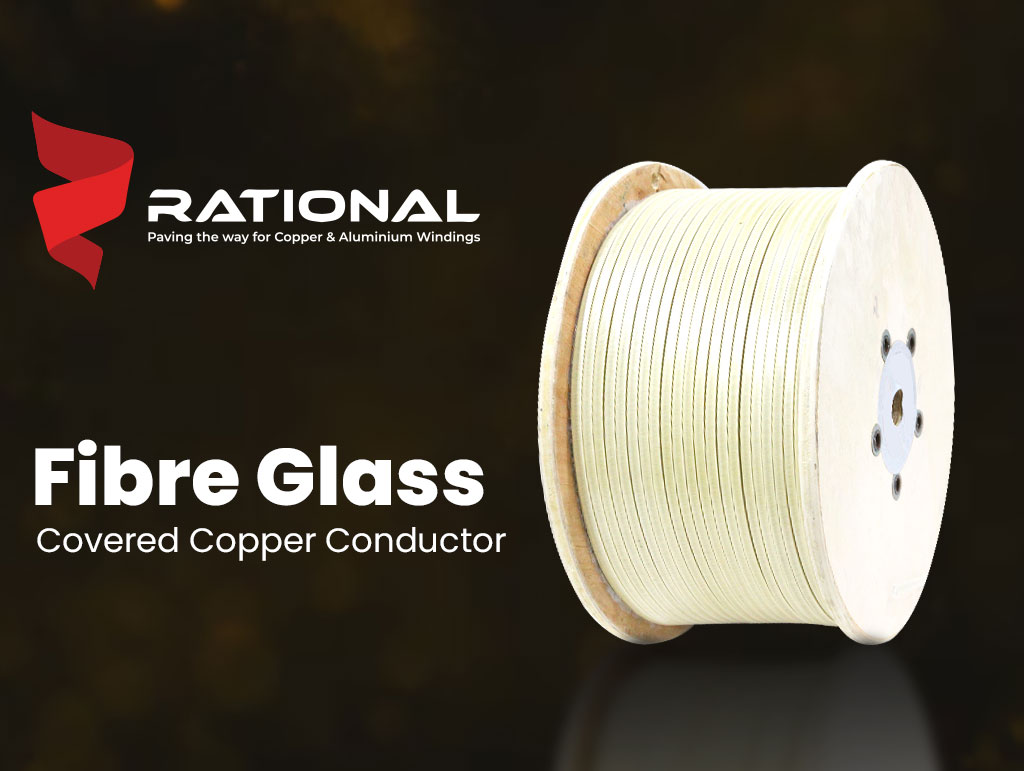 Fibre Glass Covered Copper Conductor